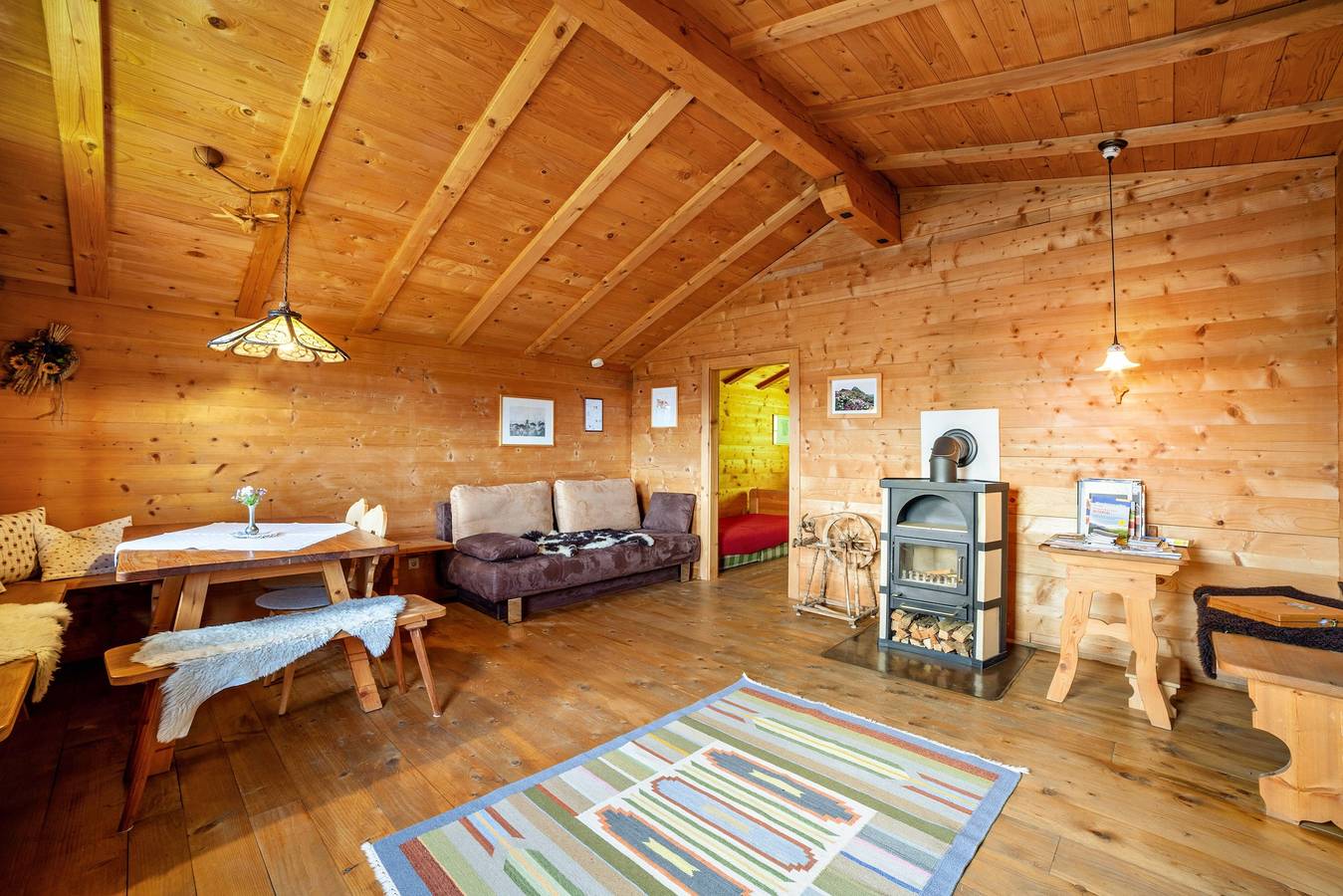 Ganze Wohnung, Ferienwohnung Bergblick" mit Seeblick, privater Terrasse und eigenem Garten in St. Pankraz, Ortleralpen