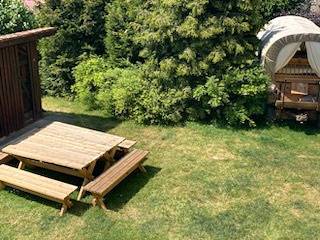 Ferienwohnung für 5 Personen, mit Balkon und Balkon/Terrasse sowie Terrasse und Garten in Hohenlohe