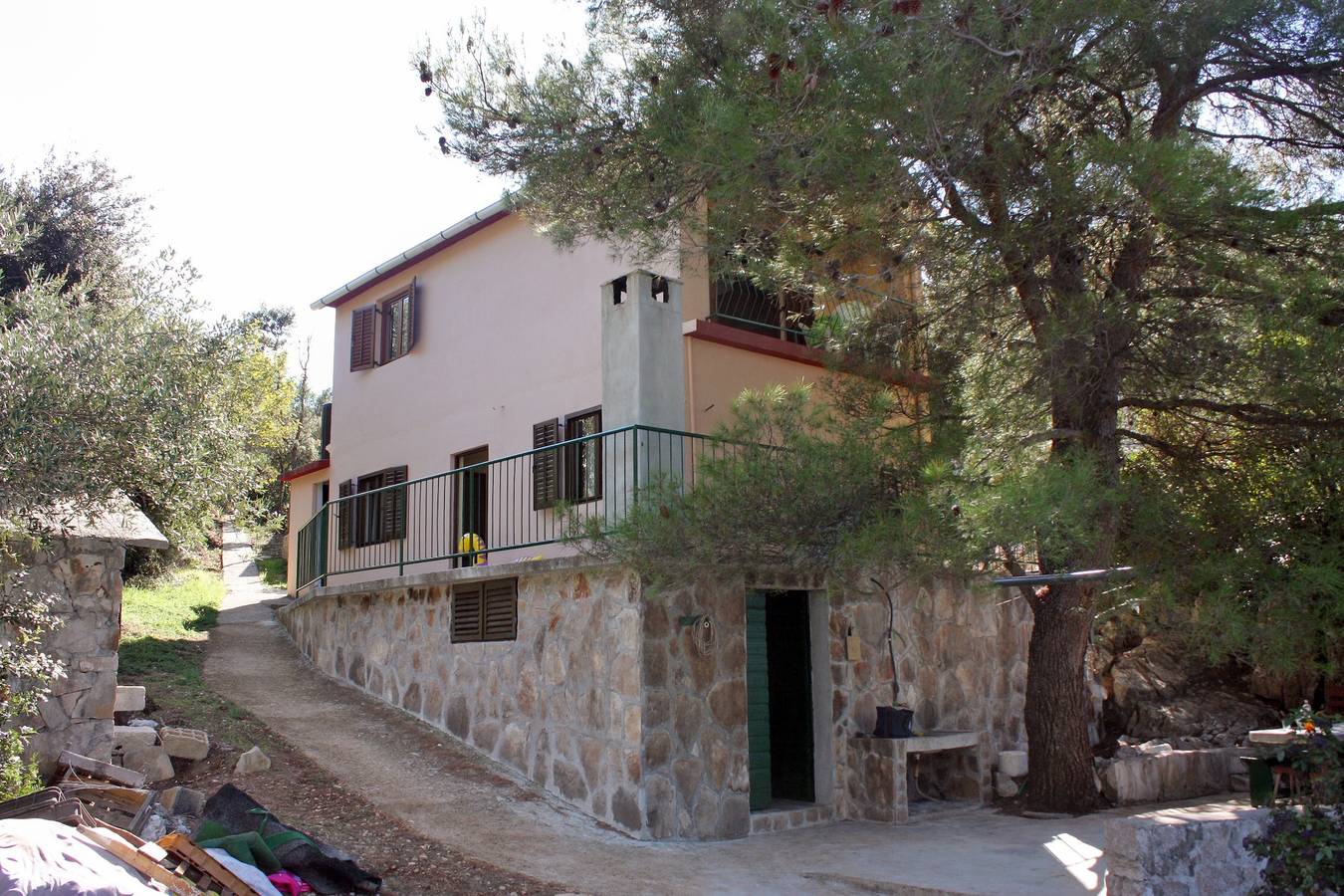 Ganze Wohnung, 1-Zimmer-Ferienwohnung am Strand Bucht Tatinja, Hvar A-5729-b in Stari Grad, Hvar
