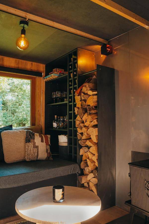 Camping für 4 Personen, mit Garten und Seeblick sowie Terrasse und Ausblick, mit Haustier in Flandern - 4