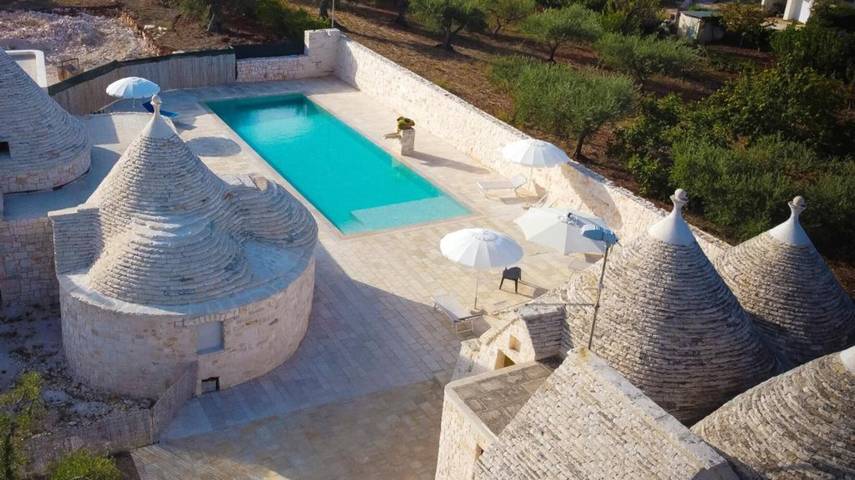 Trullo per 5 persone, con Giardino a Martina Franca