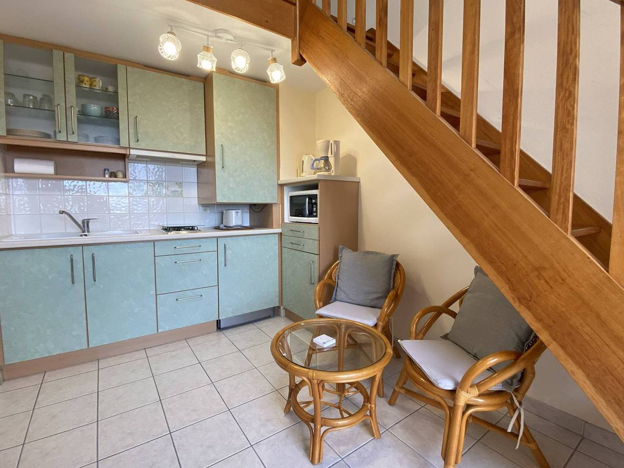 Ganze Wohnung, Meerblick-Appartement mit Terrasse in Trégastel mit Parkplatz in Coz Pors, Trégastel