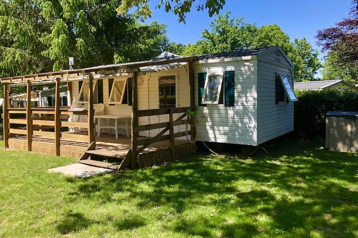 Camping für 6 Personen, mit Kinderpool und Pool sowie Garten und Terrasse, mit Haustier im Elsass
