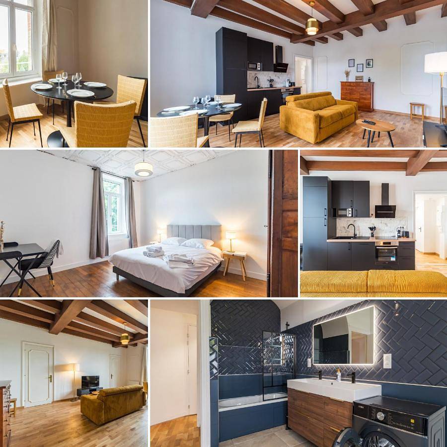 Appartement entier, Hôtel Lefort - L'Oasis Urbaine - Charme de l'ancien et proche centre in Guingamp, Région de Guingamp