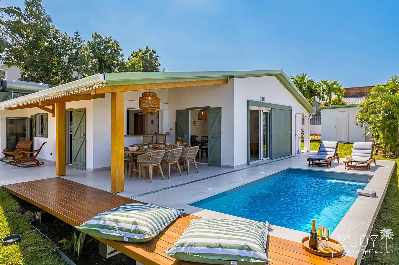 Appartement de vacances entier, Villa Mamaô - Élégante villa créole in L'Étang-Salé, Île de la Réunion