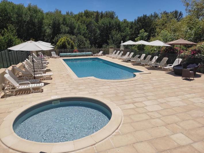 Gîte pour 6 personnes, avec piscine et bassin pour enfant ainsi que jardin et vue, animaux acceptés à Catus - 3