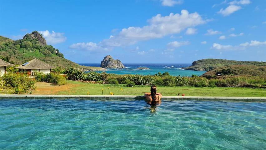 Pousadas para 2 pessoas, com jardim e piscina em Fernando de Noronha
