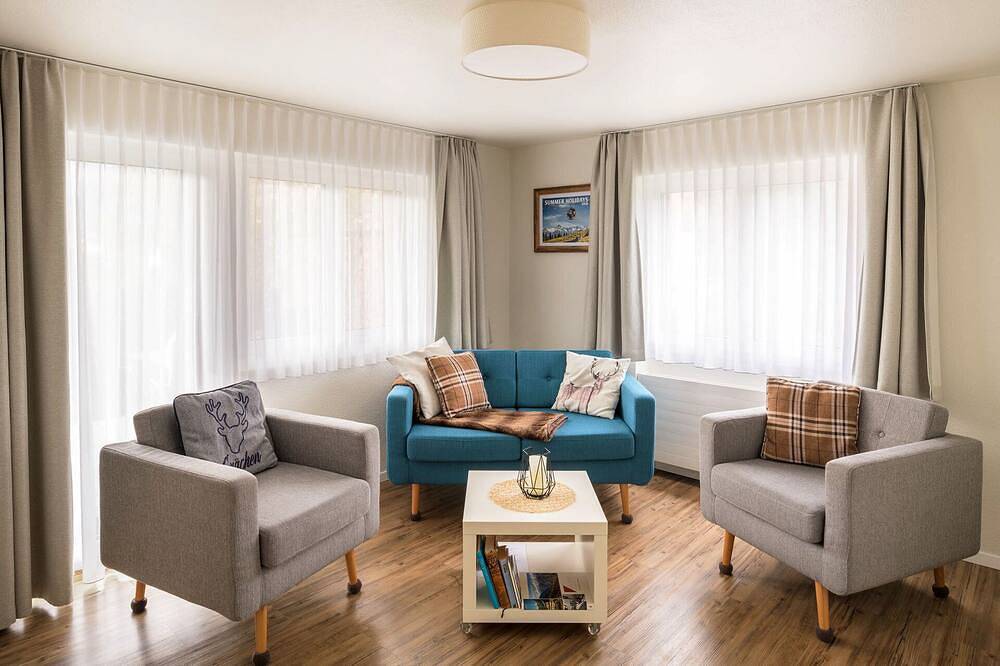 Ganze Wohnung, Chalet Soldanella Ferienwohnung Eg Süd West 4*S in Grächen, Walliser Alpen