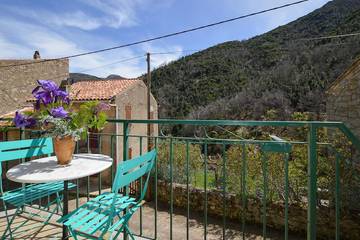 Gîte pour 5 personnes, avec balcon à Marignana