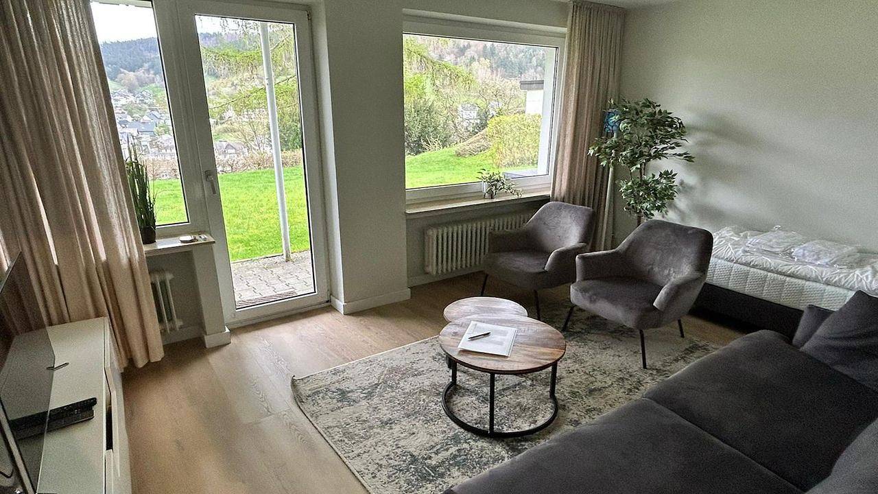 Ganze Ferienwohnung, Ferienwohnung für 4 Personen mit Terrasse in Silbach, Winterberg