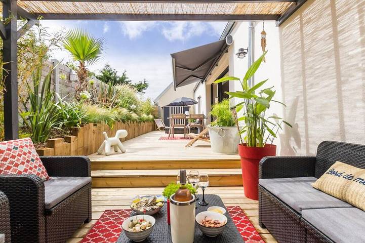 Gîte pour 4 personnes, avec jardin à Barneville-Carteret