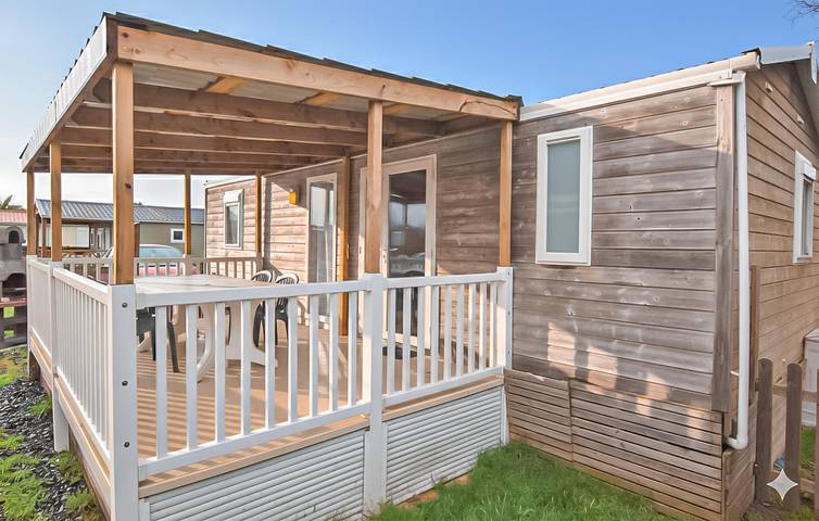 Mobil home pour 8 personnes, avec jardin et terrasse, animaux acceptés à Grandcamp-Maisy - 2