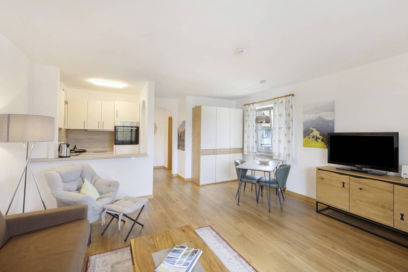 Ganzes Studio, Studio-Apartment 'Fewo Brünnstein- Nr 47 Pool, Sauna' mit Bergblick, Gemeinschaftsgarten und Wlan in Oberaudorf, Bayerische Alpen