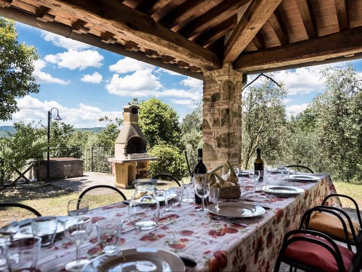 Villa pour 12 personnes, avec piscine et jardin à Lucignano
