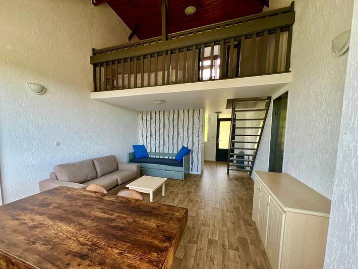 Ushuaïa Villages - Domaine de Scott - Wohnung 5 personen - Duplex - 1 Schlafzimmer im Zwischengeschoss Zedernholz in Montigny-en-Morvan, Lac de Pannecière