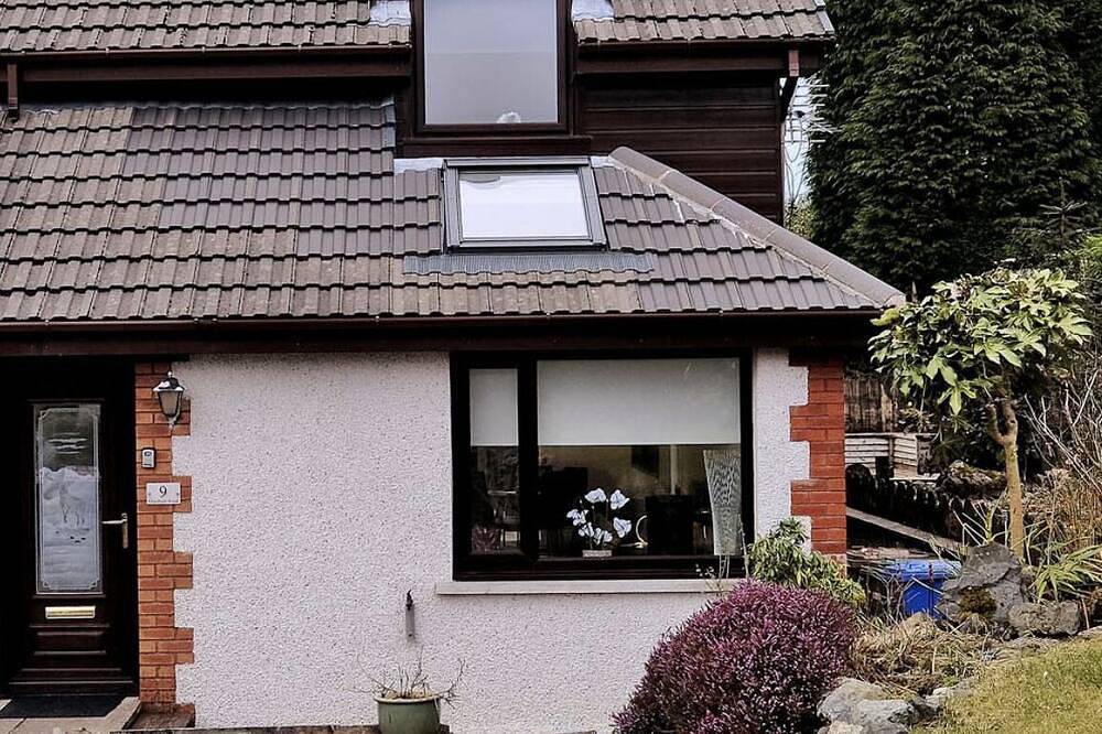 Contemporary Highland House close to town and Ben Nevis in Fort William, Loch Linnhe