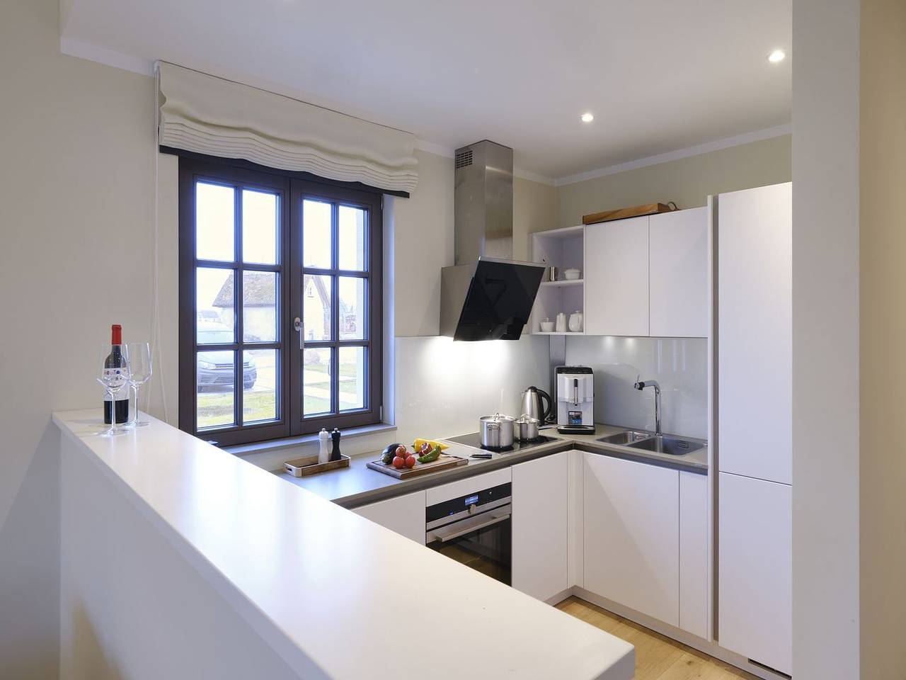 Premium Reetdachvilla mit 3 Schlafzimmern, Sauna und Kamin in Dranske, Rügen