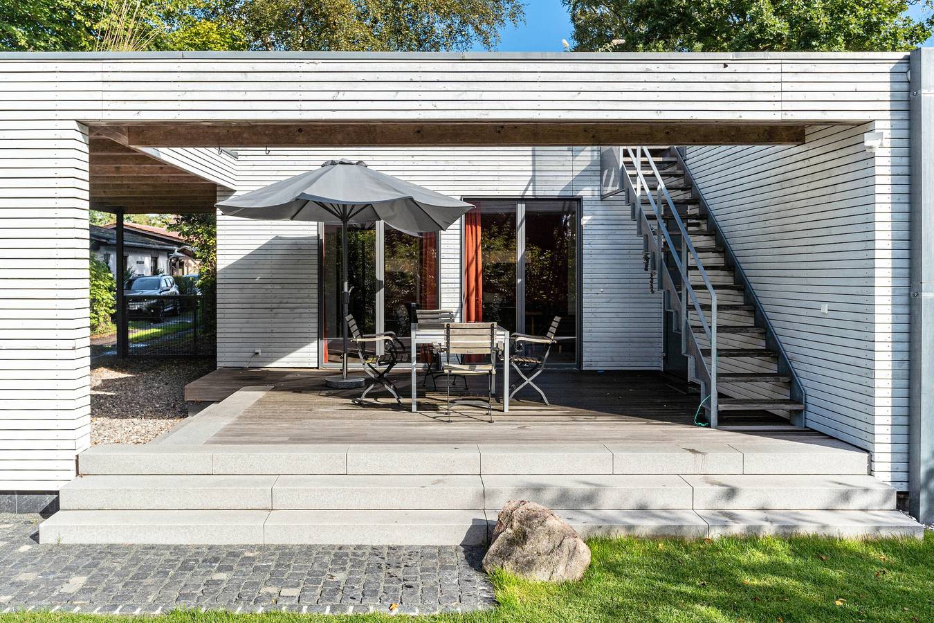 Ferienhaus 'Börnsteen' mit privater Terrasse, eigenem Garten und Wlan in Ostseebad Zingst, Zingst