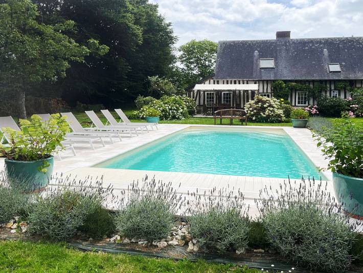 Location de vacances pour 9 personnes, avec jardin dans Vatteville-la-Rue