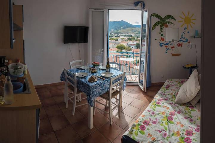 Location de vacances pour 4 personnes, animaux acceptés à Banyuls-sur-Mer