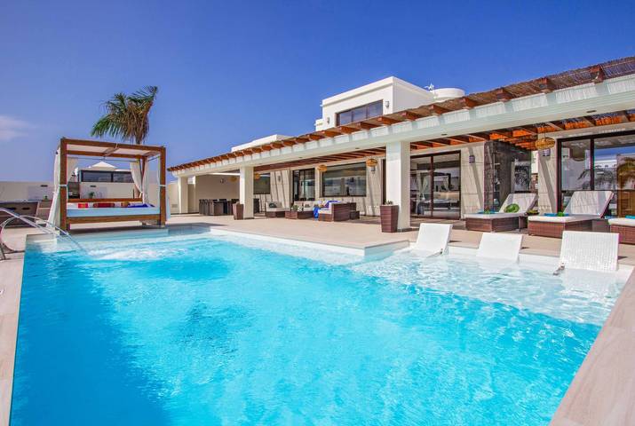 Chalet para 8 personas, con sauna y jacuzzi además de piscina y terraza en Lanzarote - 3