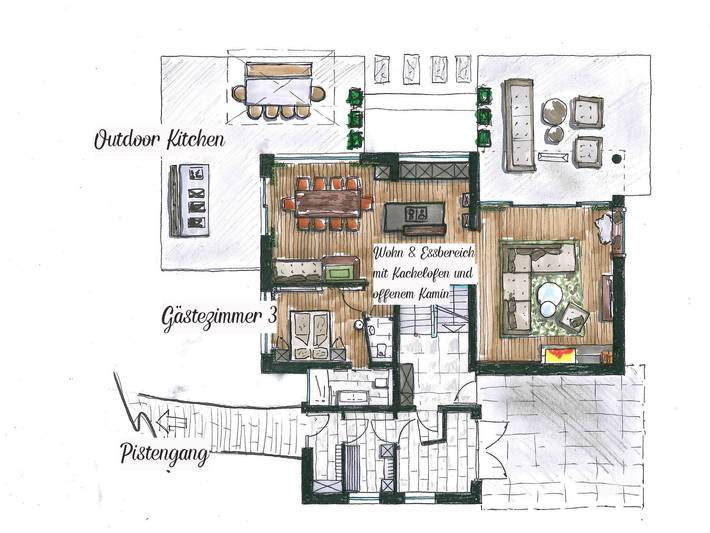 Ferienhaus für 10 Personen, mit Garten und Terrasse, mit Haustier in Sankt Johann in Tirol - 3