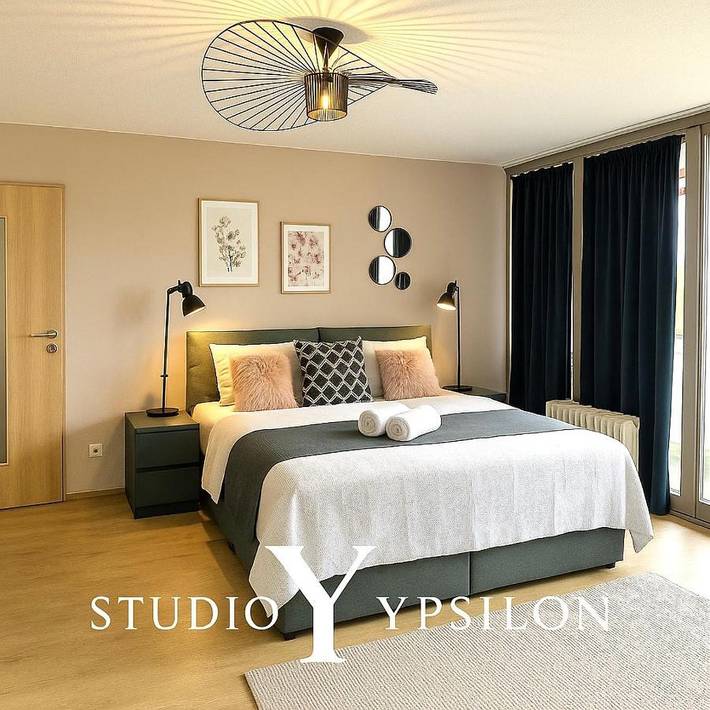 Gîte pour 3 personnes, avec Balcon et Piscine ainsi que Sauna et Vue dans Bayreuth