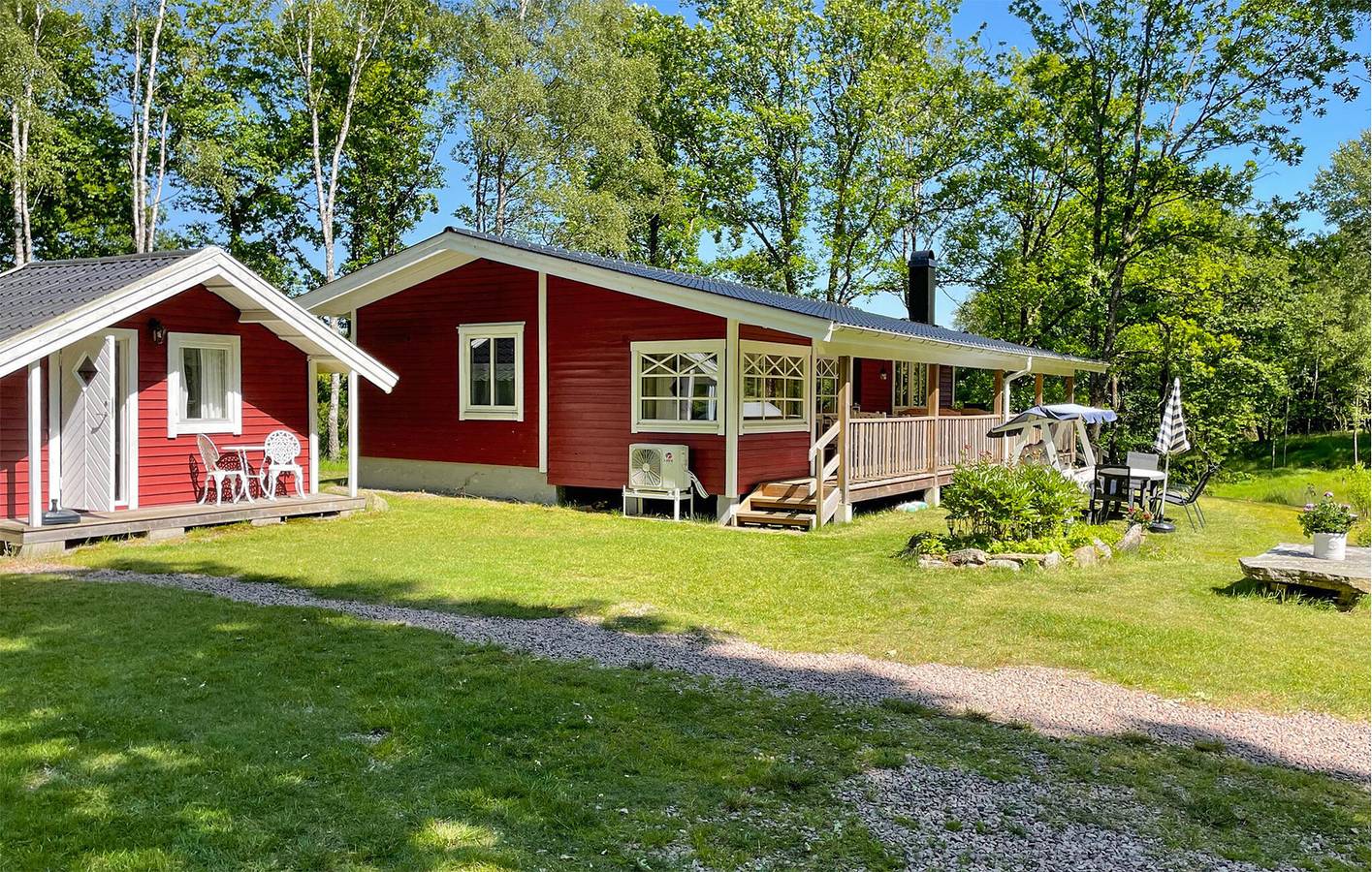 Ferienhaus für 6 Personen mit Garten in Marks Kommun, Västra Götalands län