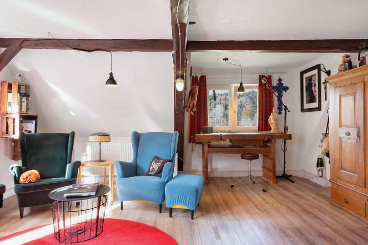 Hel lägenhet, Apartment 'Atelier-Loft Im Hübschental' with Wi-Fi in Gütenbach, Südschwarzwald