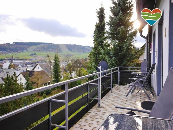 "Ettelsberg-Panorama" im Zentrum in Willingen, die Mittelgebirge
