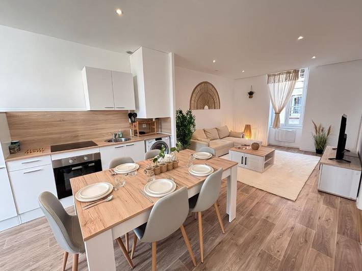 Appartement de vacances pour 6 personnes, avec Balcon et Terrasse