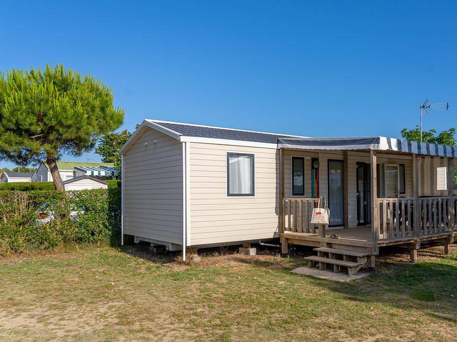 Camping Le Pont D'yeu - Mobilheim 8 personen - Mobilheim Komfort in Notre-Dame-de-Monts, Vendée