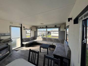 Camping pour 4 personnes, avec piscine ainsi que jardin et terrasse en Mer du Nord (Belgique)