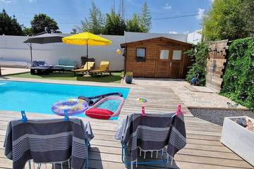Cottage pour 6 personnes, avec jardin et piscine à Carnoules