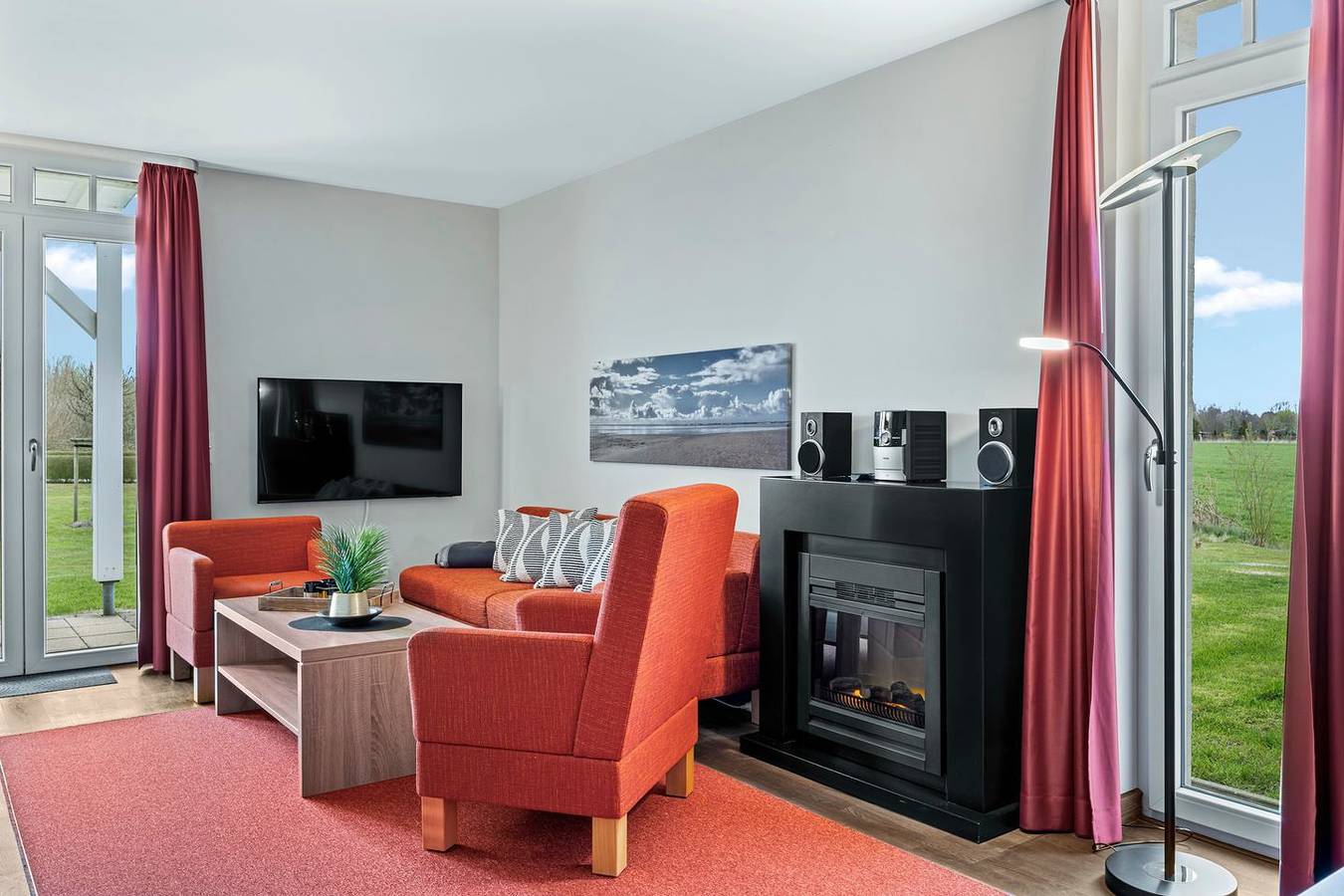 Ganze Wohnung, Strandnahe, familienfreundliche Ferienwohnung mit Sauna, Terrasse und Strandkorb in Wremen, Cuxland