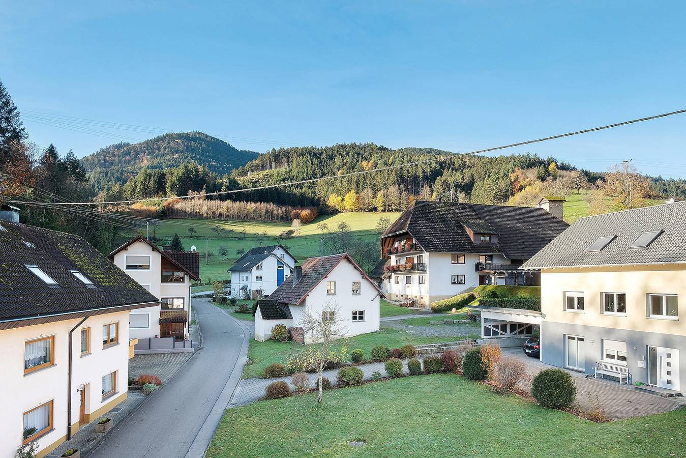 Ganze Wohnung, Apartment '70qm, 2 Schlafräume' mit Bergblick, Balkon und Wlan in Simonswald, Südschwarzwald