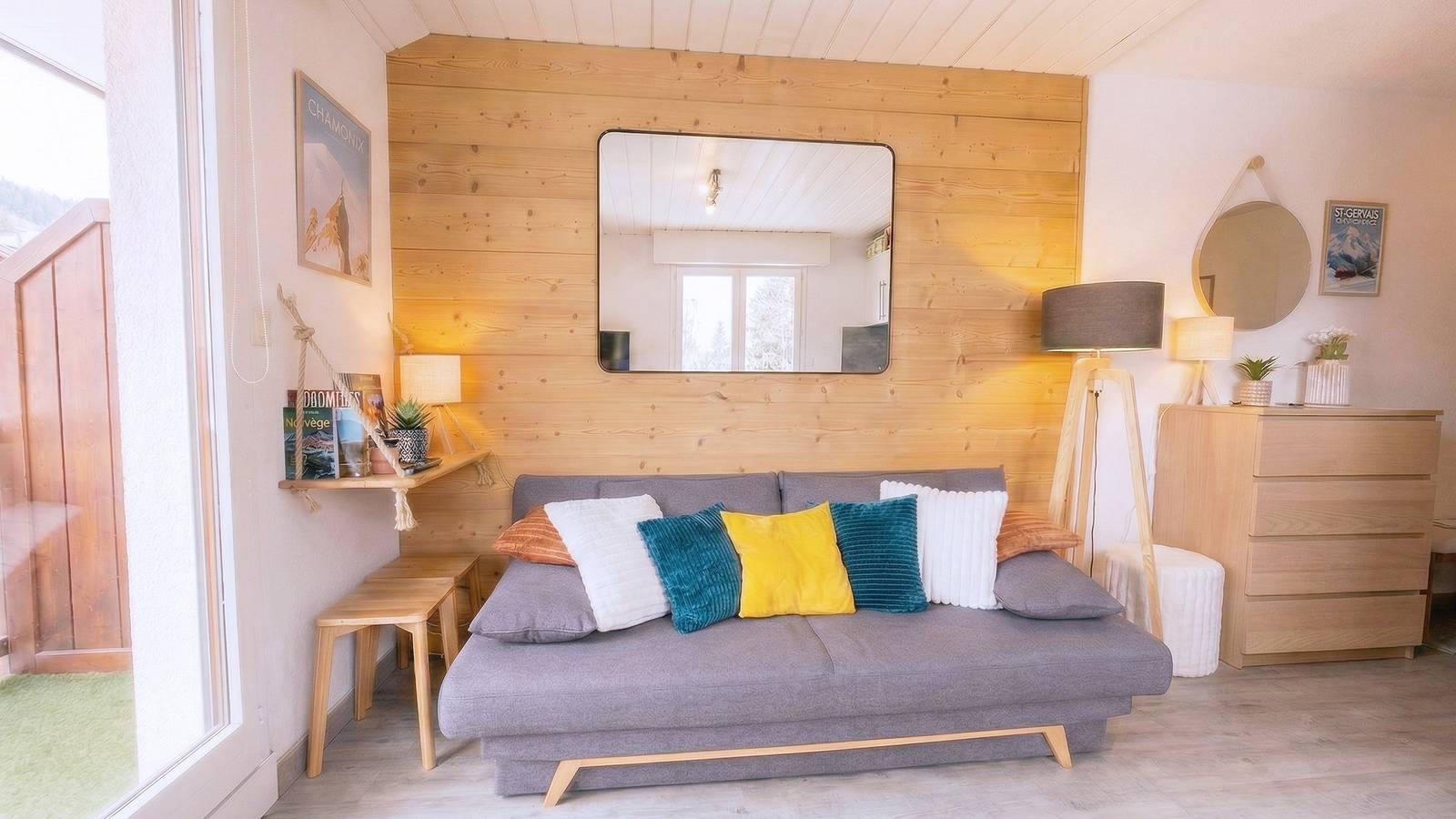 Geheel appartement, Vakantieappartement voor 5 personen met balkon in Saint-Gervais-les-Bains, Pays du Mont-Blanc