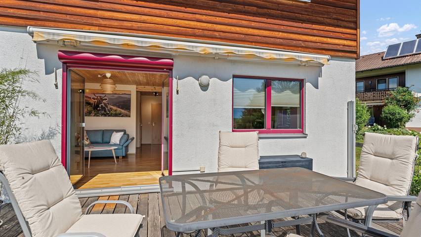 Apartamento de férias inteiro, Moderne Ferienwohnung mit Sauna in Rieden, Suábia (Baviera)