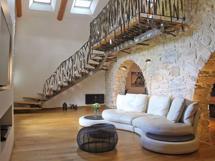 Appartement de vacances pour 2 personnes, avec Terrasse ainsi que Jardin et Piscine