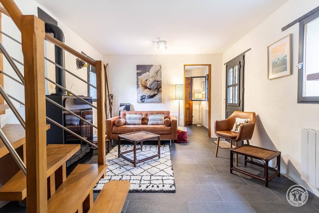 Gîte voor 4 personen met terras in Omex, Hautes-Pyreneeën