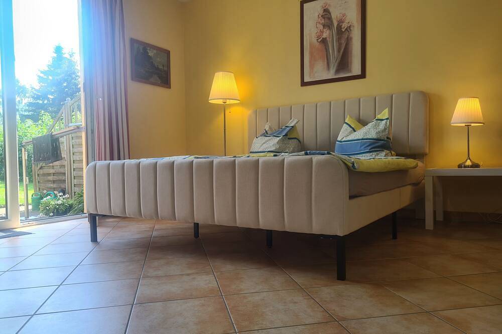 1-Raum-Ferienwohnung (max 2 Pers, 45m²) mit Gartenterrasse - Fewo am in Gersdorf, Biendorf