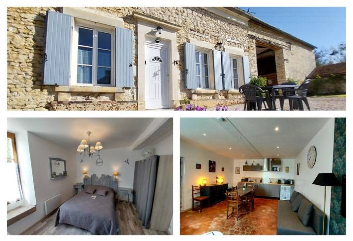 Gîte pour 4 personnes, avec Terrasse et Jardin