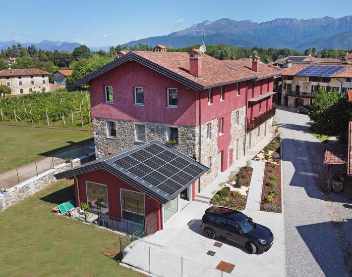 Maison d’hôte pour 2 personnes, avec Balcon et Terrasse à Tricesimo