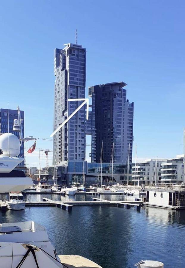 Loft dla 4 osób, z sauna i taras oraz widok i basen dla dzieci w Gdynia