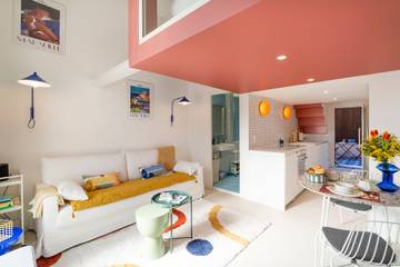 Gîte pour 3 personnes, avec terrasse et vue dans Le Vieux Port