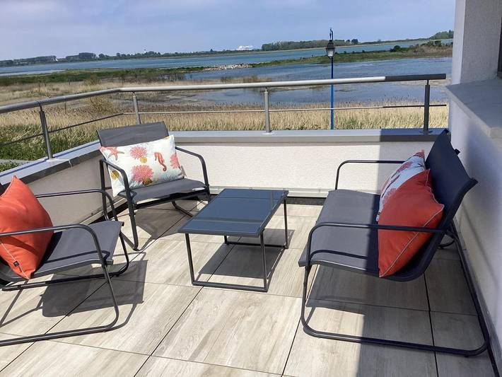 Gîte pour 6 personnes, avec Terrasse ainsi que Jardin et Vue à Sallenelles