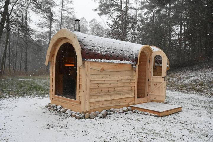 Ferienhaus für 2 Personen, mit Sauna und Garten sowie Seeblick und Ausblick, mit Haustier in Himmelpfort - 4