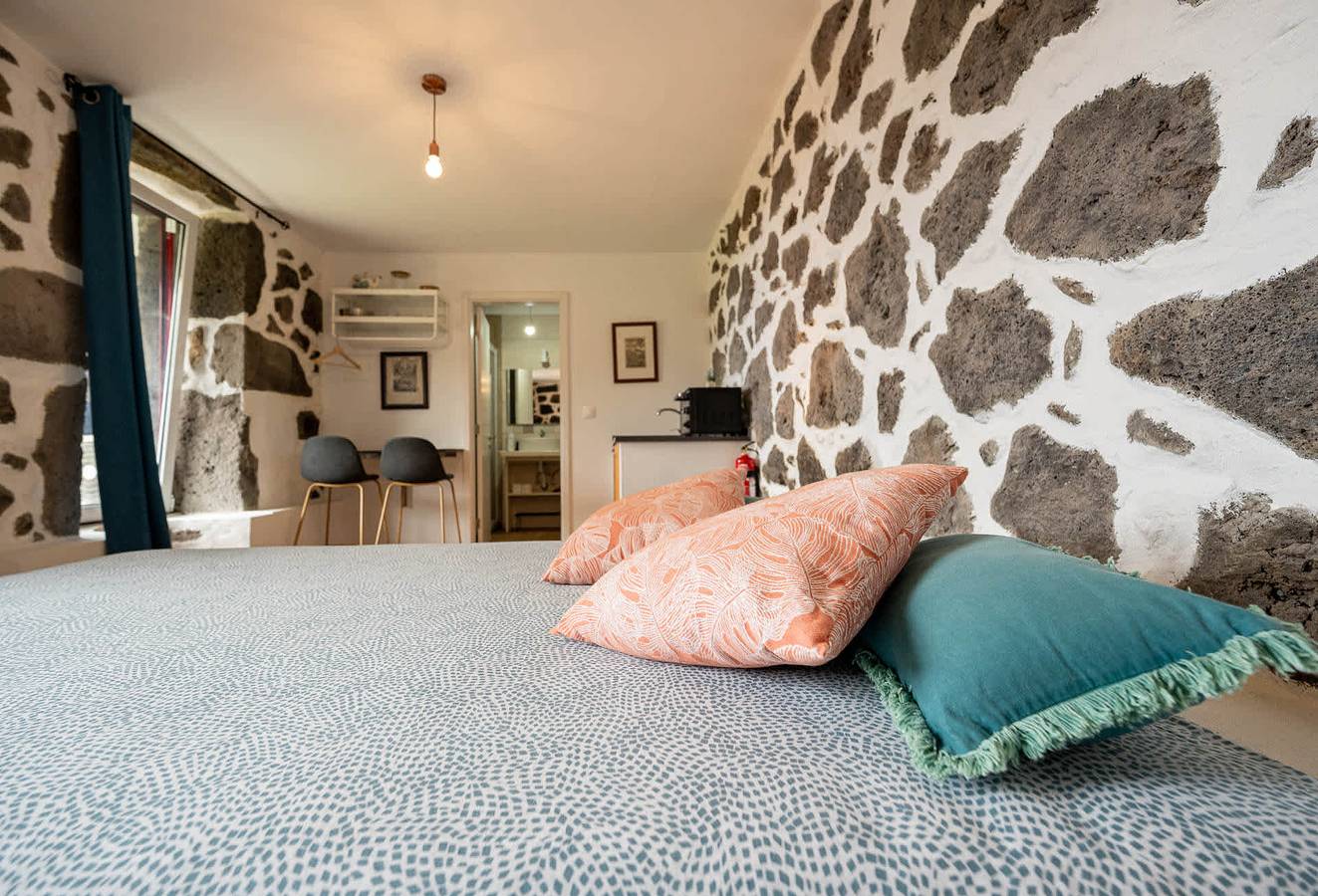 Villa für 7 Personen mit Balkon/Terrasse in Calheta de Nesquim, Pico (Azoren)