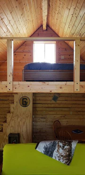 Blockhütte für 2 Personen in Wrangell - St. Elias Nationalpark, Alaska, Bild 1