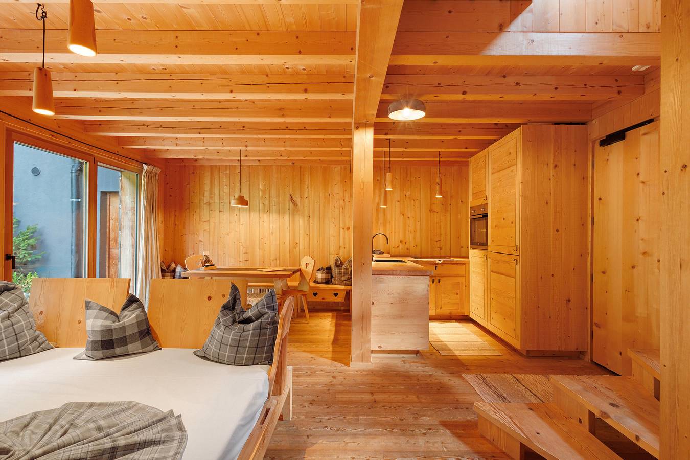 Ganze Wohnung, Chalet 'Blasla Olben 3-4P 2' mit Bergblick, Gemeinschaftsterrasse und Wlan in Villgratner Berge, Gsies